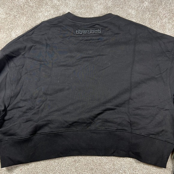 NFL Dallas Cowboys Black Luxury Athletic Crewneck Sweatshirt Women's M - Picture 8 of 9